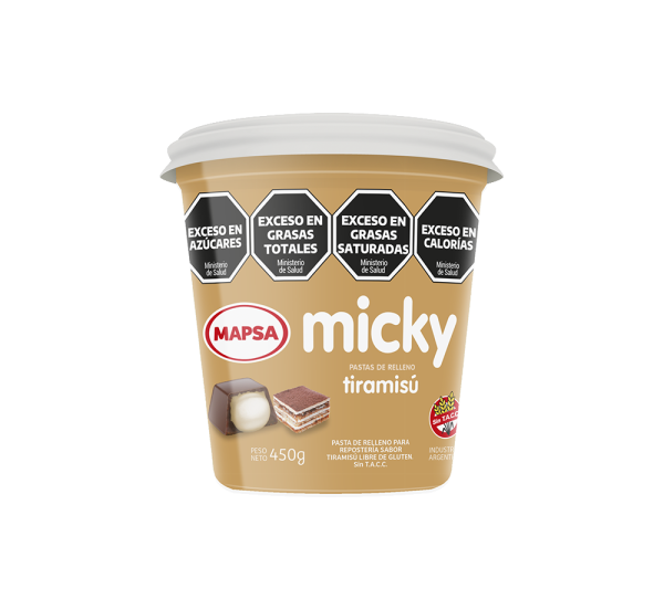 Pasta Micky Tiramisú Mapsa