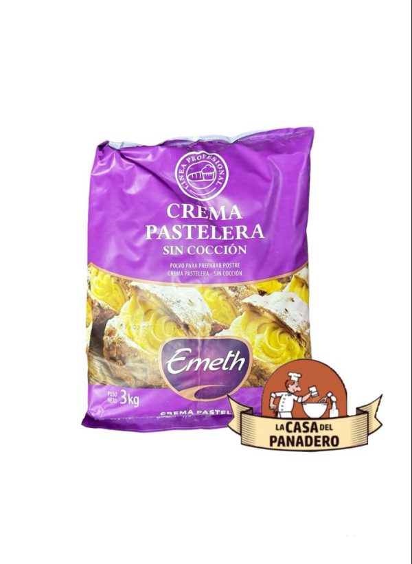 Crema Pastelera "Emeth" x3kg Sin Cocción