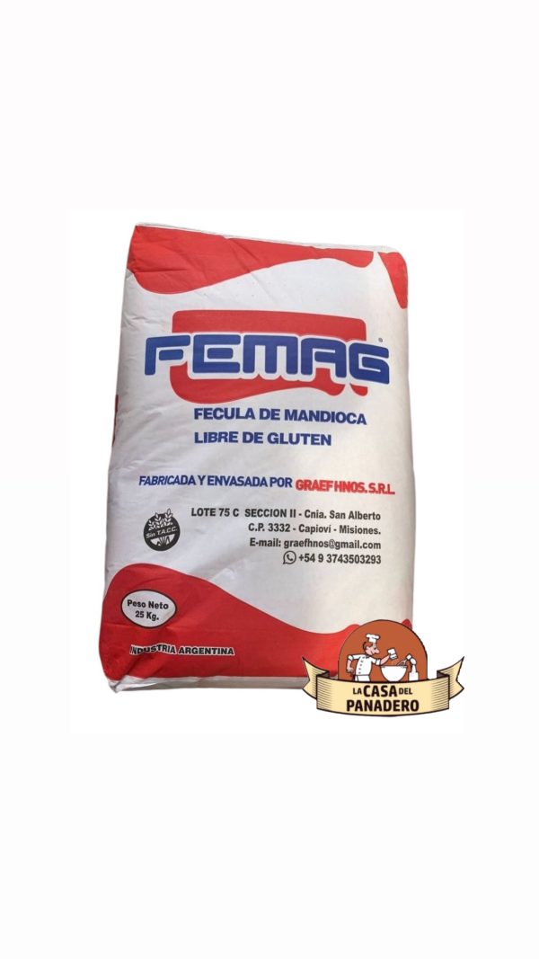 Fécula De Mandioca “Femag” x25kg