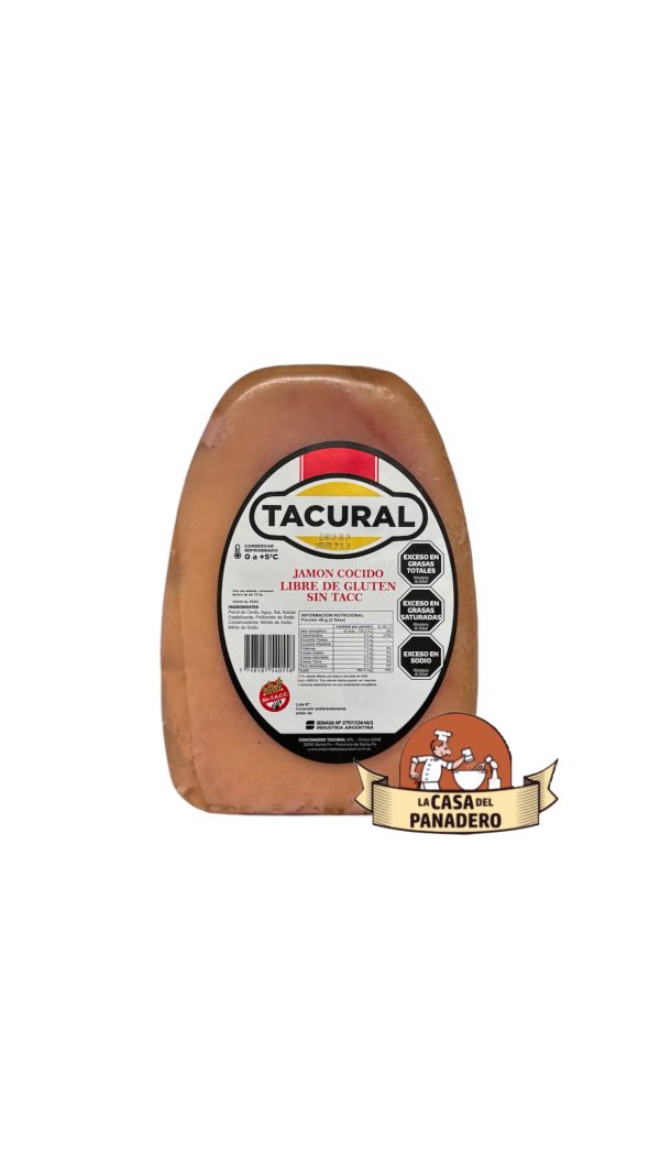 Jamón Cocido Con Cuero “Tacural”
