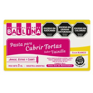 Pasta Cubre Torta Ballina x3kg