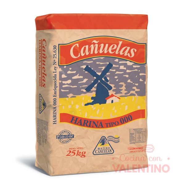 Harina 000 x25kg "Cañuelas"