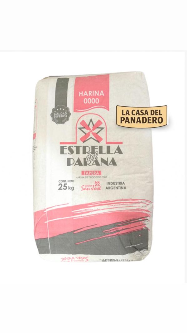 Harina 0000 x25kg "Estrella Del Paraná"