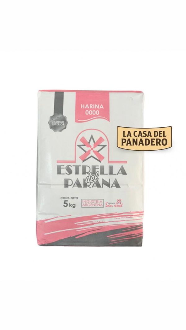 Harina Estrella del Paraná 0000 x5kg