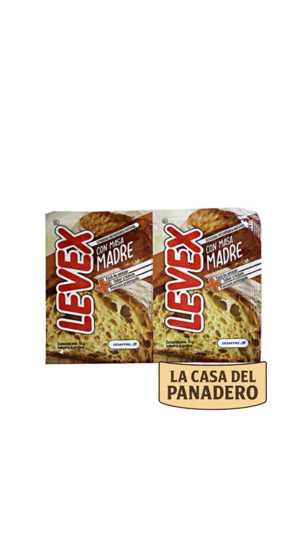 Levadura Masa Madre en Sobre x2 unidades x10gr c/u "Levex"