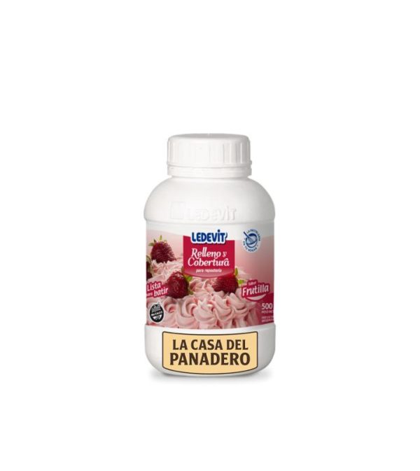 Crema Chantilly Frutilla "Ledevit" x500gr