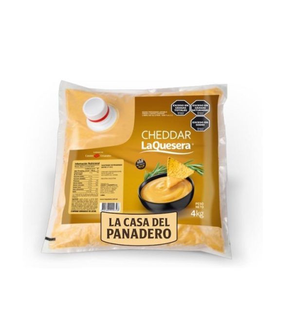 Queso Cheddar "La Quesera" x3kg