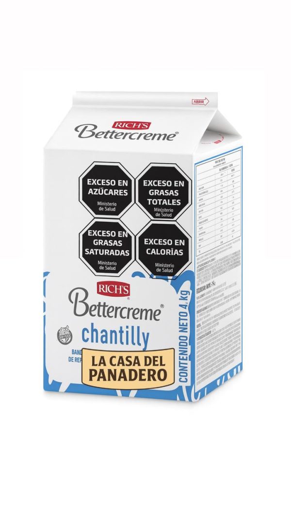 Crema Chantilly "Richs" x4Lt