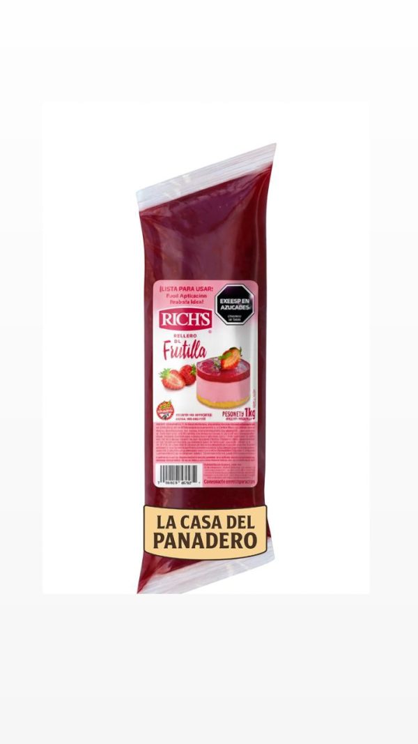 Mermelada Preparado a Base de Pulpa de Frutilla x1kg "Richs"