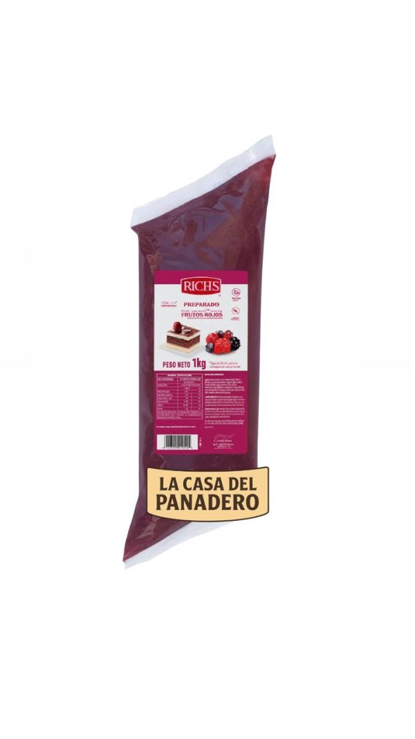 Mermelada Preparado a Base de Pulpa de Frutos Rojos x1kg "Richs"