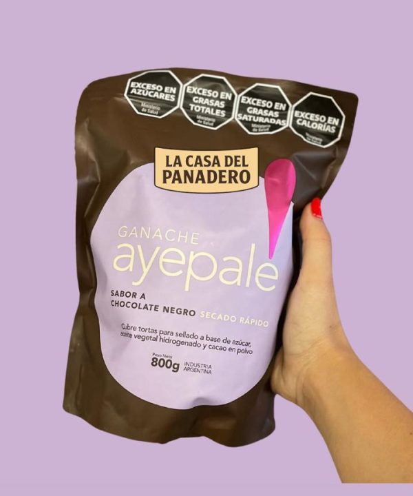 Ganache Semiamargo x800gr "Ayepale"