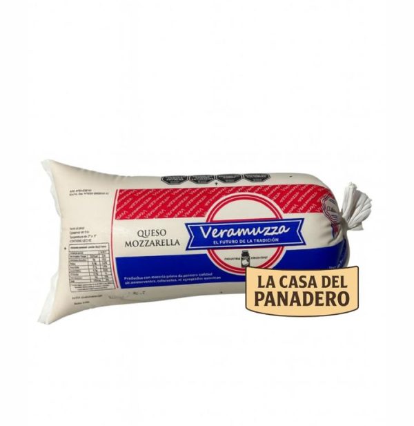 Queso Mozzarella "Veramuzza" Cilindro x3kg